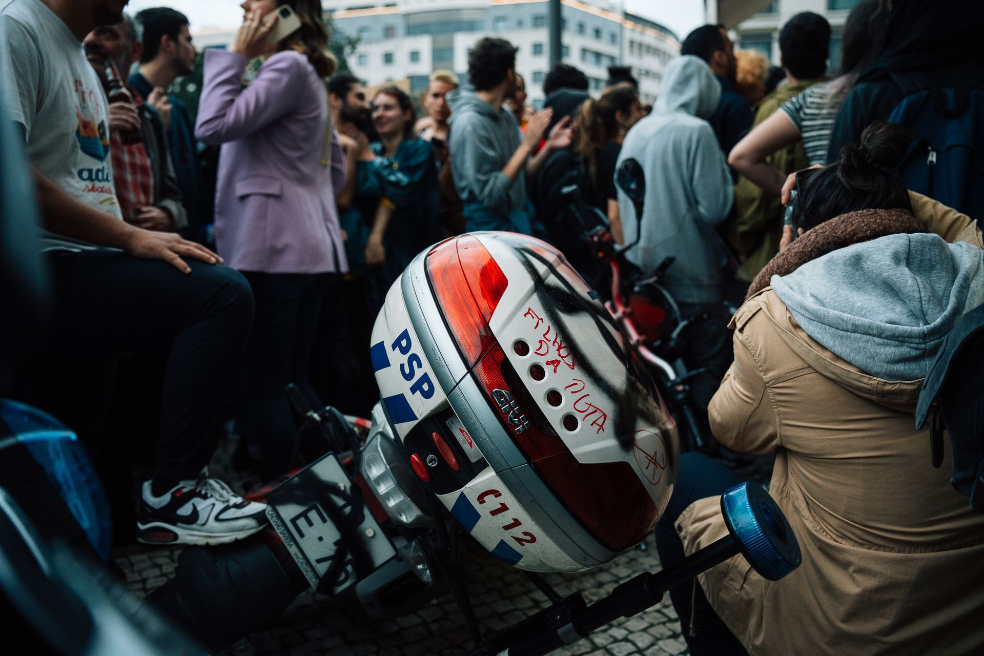 Confrontos em Manifestação em Lisboa - 8 - 0