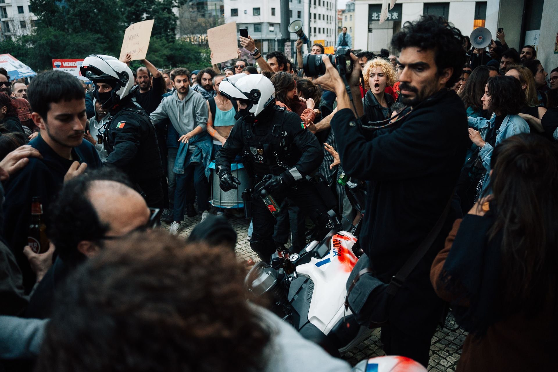 Confrontos em Manifestação em Lisboa - 10 - 0