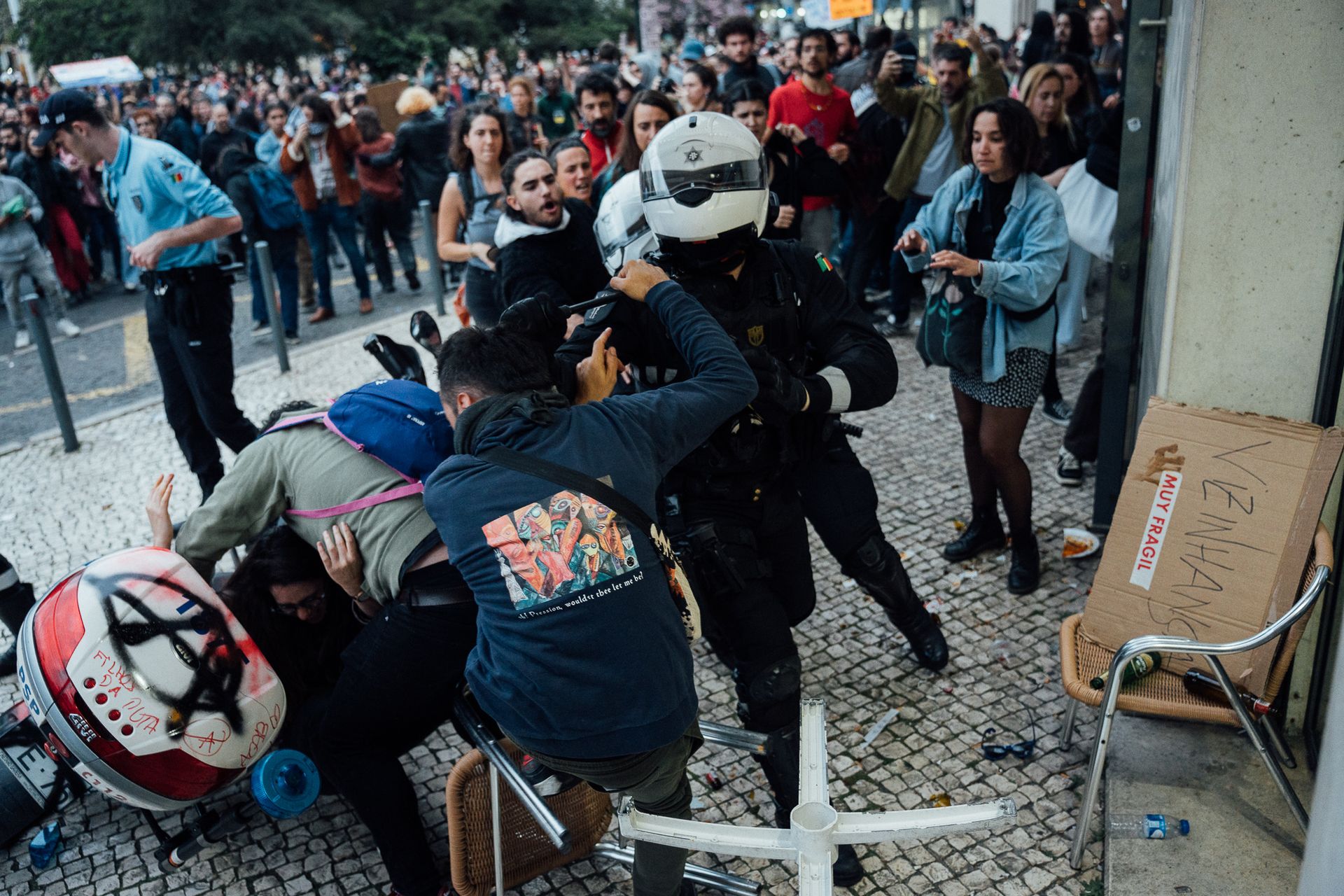 Confrontos em Manifestação em Lisboa - 10 - 0
