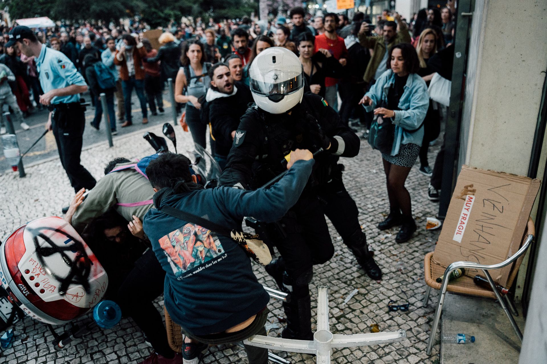 Confrontos em Manifestação em Lisboa - 10 - 0