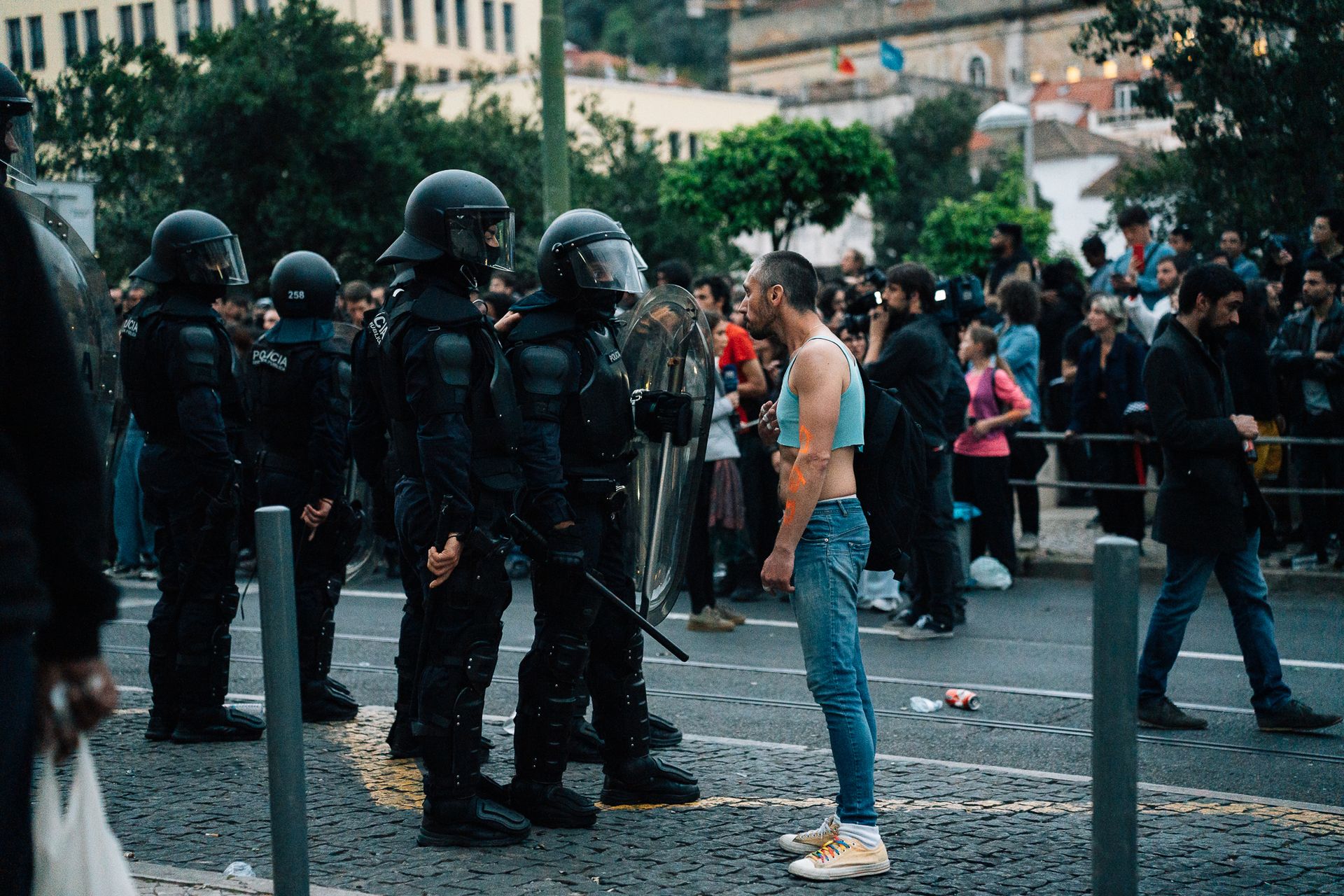Confrontos em Manifestação em Lisboa - 10 - 0