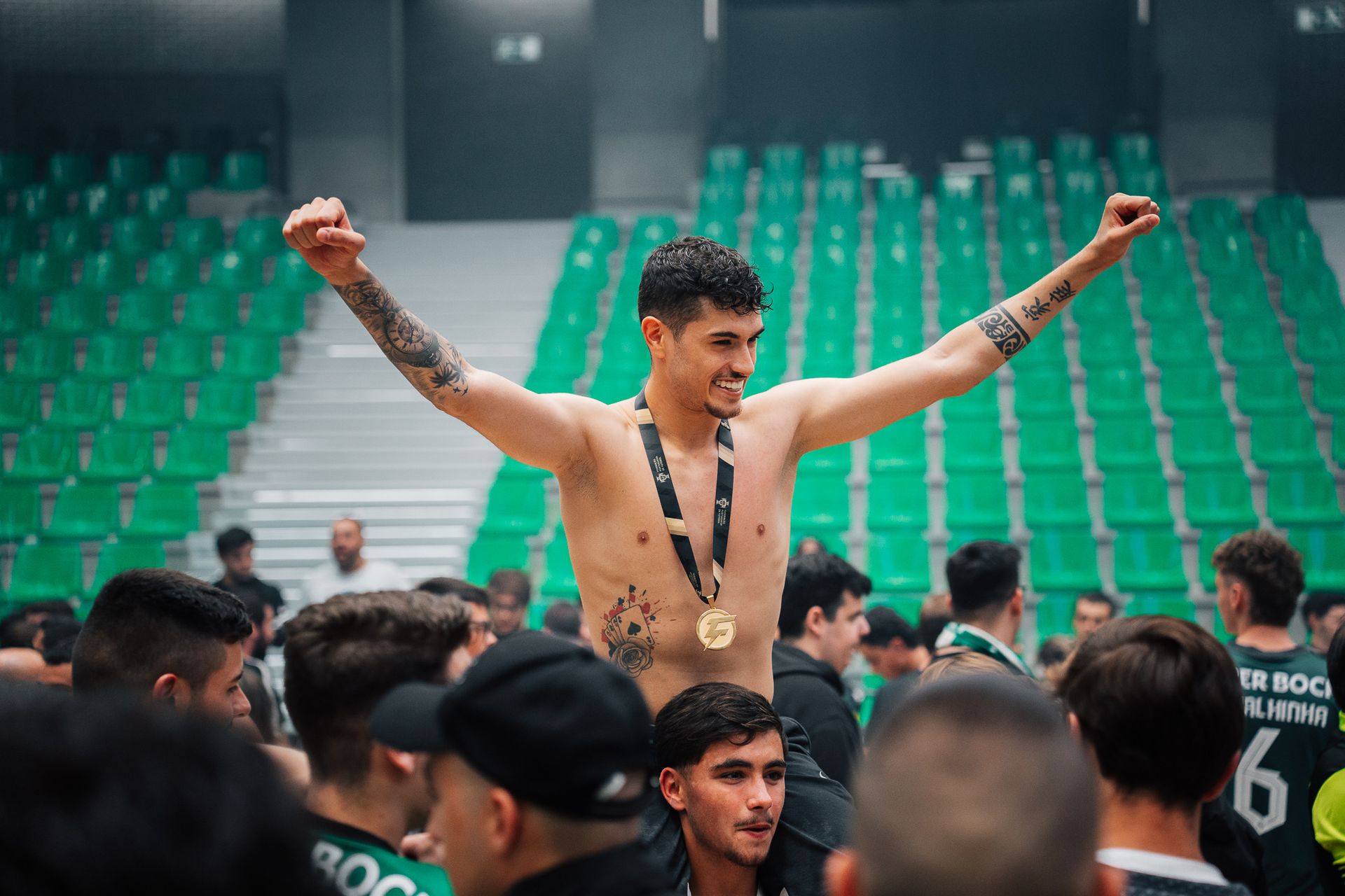 Sporting C.P // Tricampeão Nacional FutSal - 2 - 0
