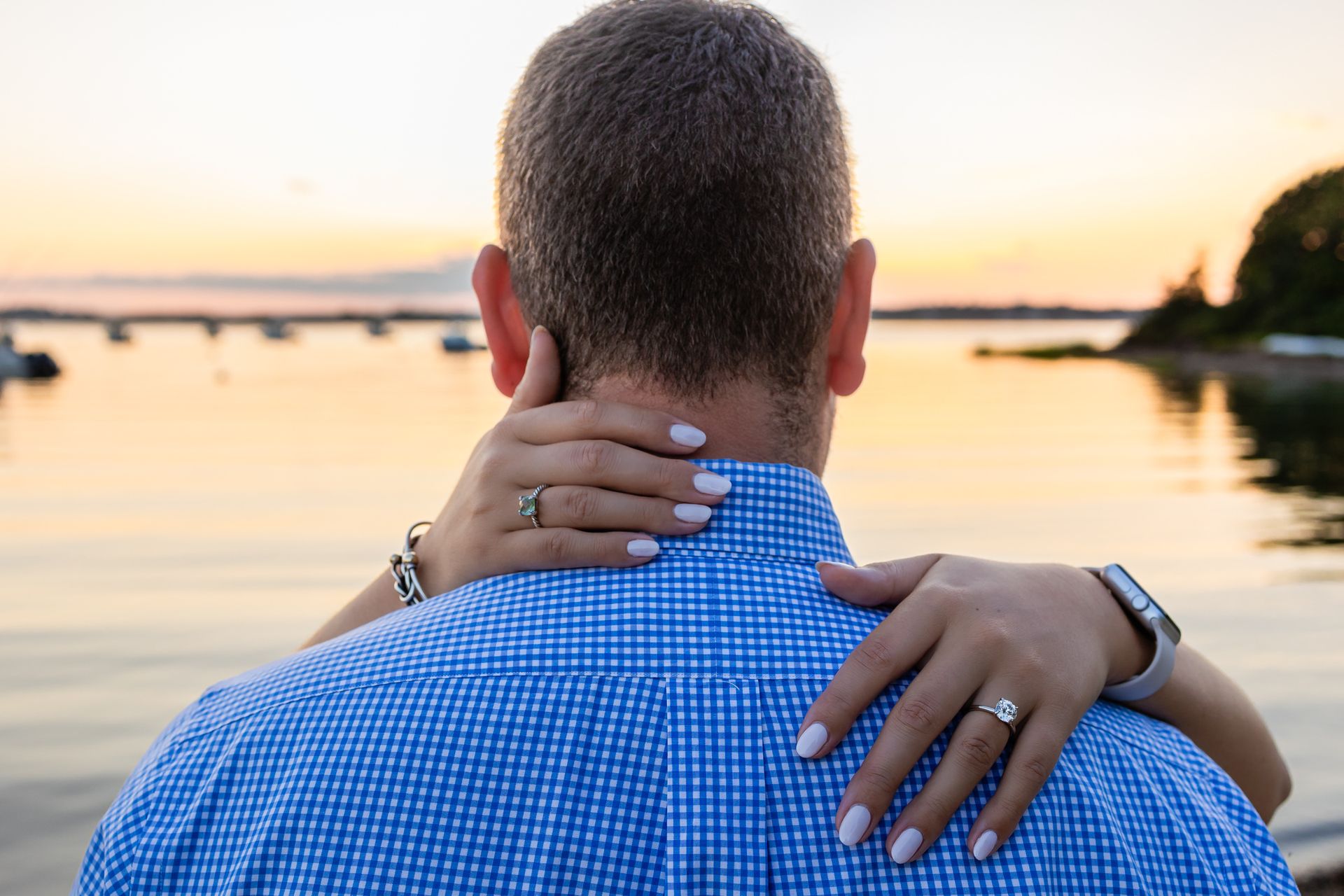 Jake's Sunset Surprise Proposal to Gabrielle at Gray Gables Beach - 2 - 2