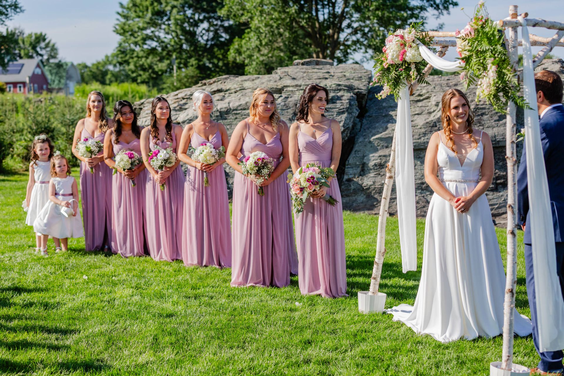 Jessie & Josh's Sunny Farm Wedding at Allen Hill Farm - 2 - 3