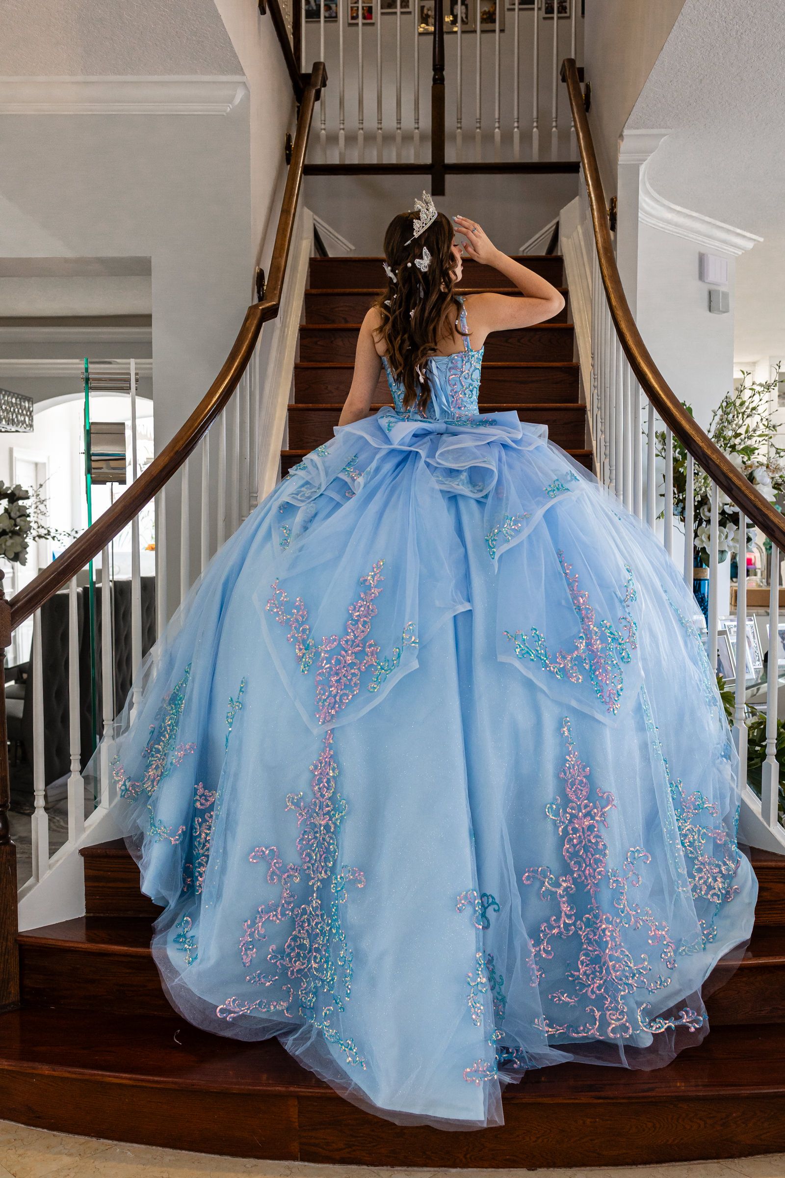 Radiant in Blue: Samantha's Sweet 16 Photo Shoot - 2 - 1