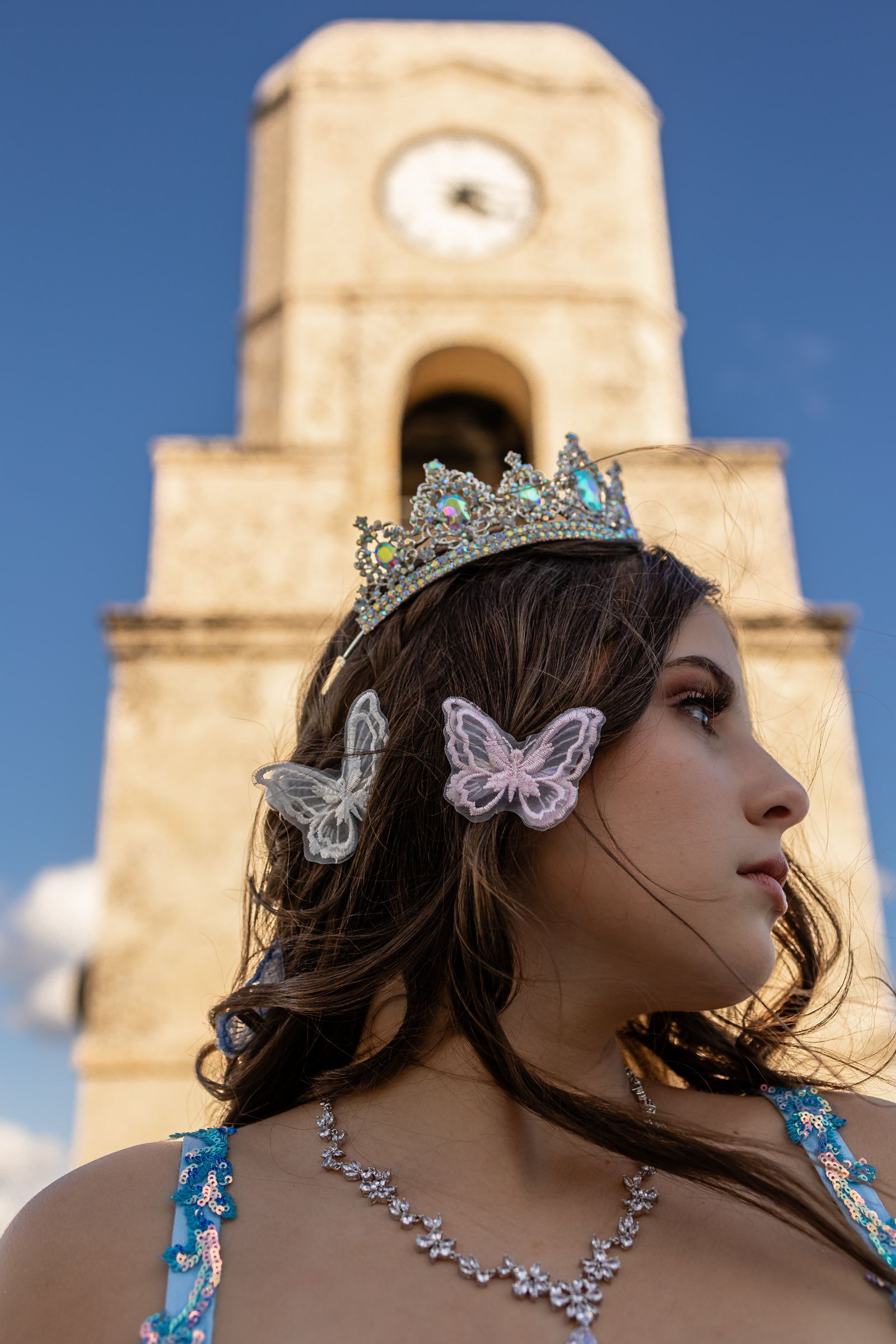 Radiant in Blue: Samantha's Sweet 16 Photo Shoot - 2 - 3