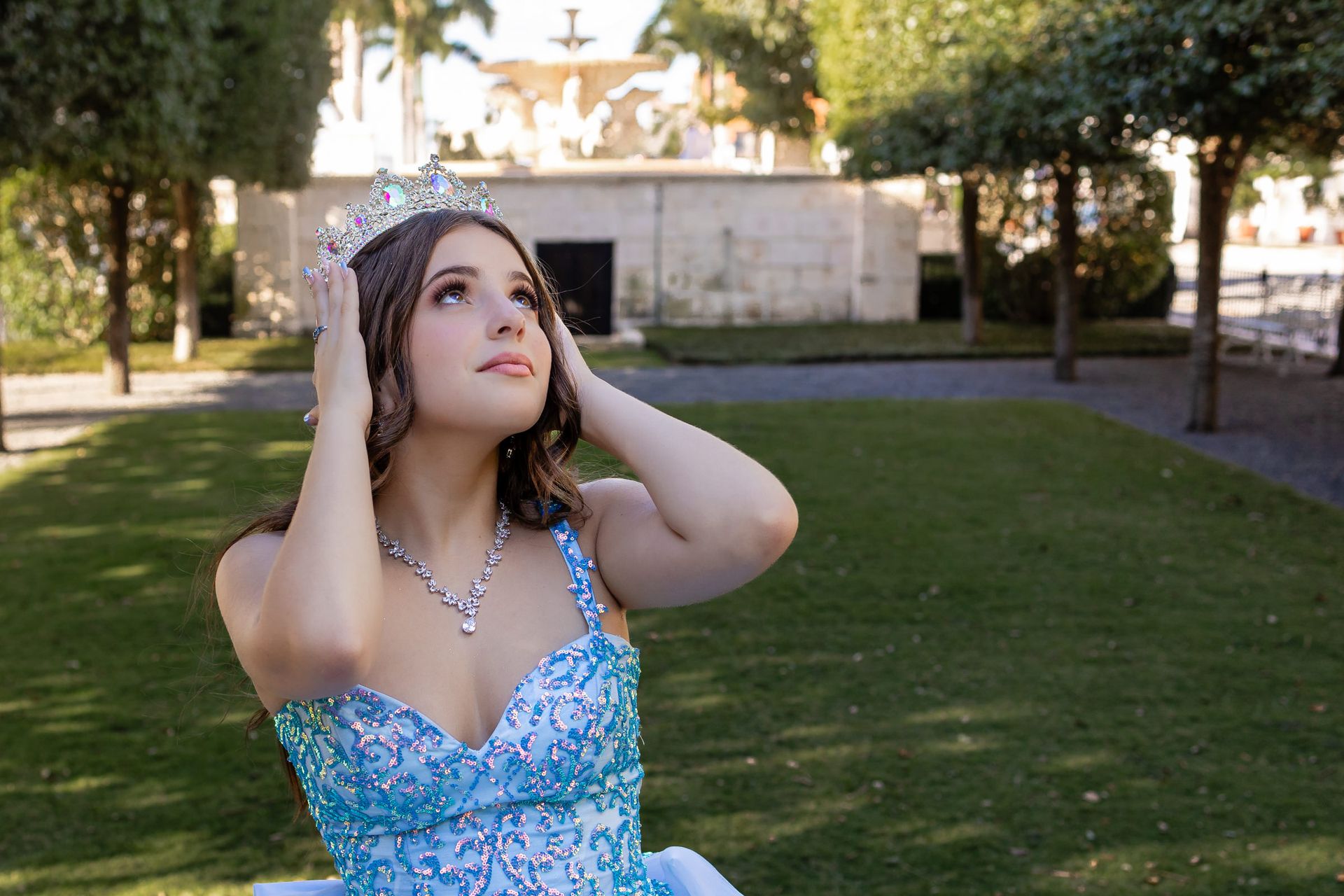 Radiant in Blue: Samantha's Sweet 16 Photo Shoot - 2 - 1