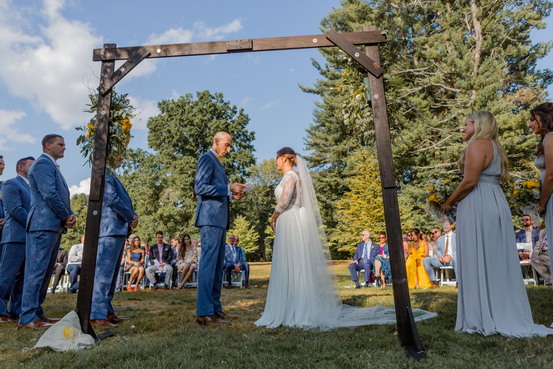Natalie and Jon's Elegant Wedding at Pierce House - 2 - 3