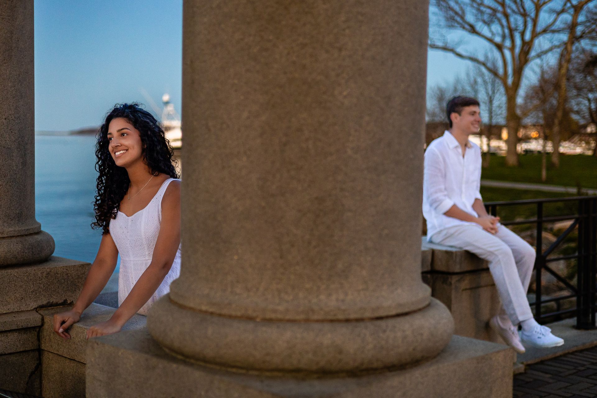 Julia & Andre's Brewster Gardens Engagement - 3 - 1