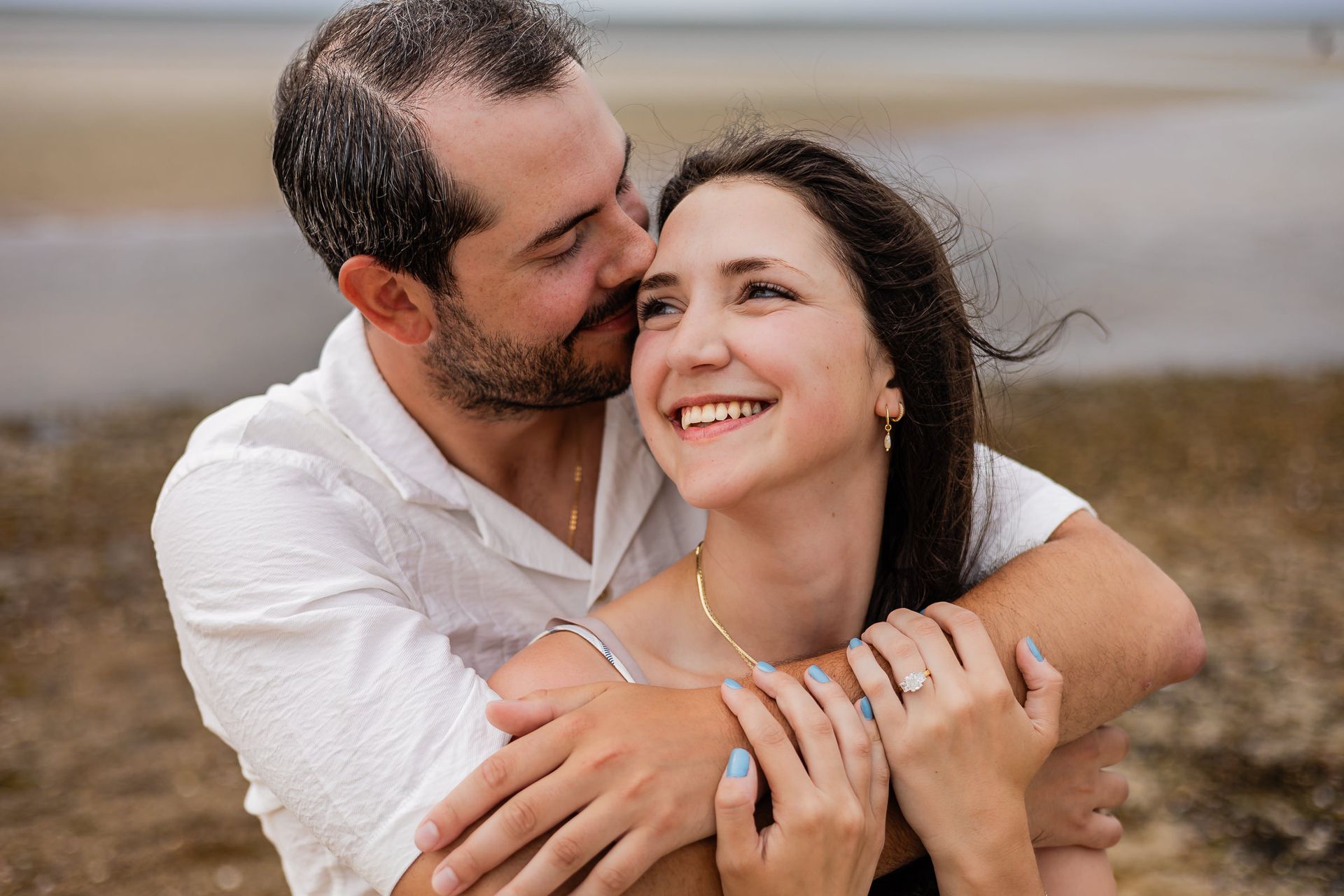 Cloudy Skies, Bright Future: Lauren & Max’s Heartfelt Proposal at Crosby Landing Beach - 2 - 0
