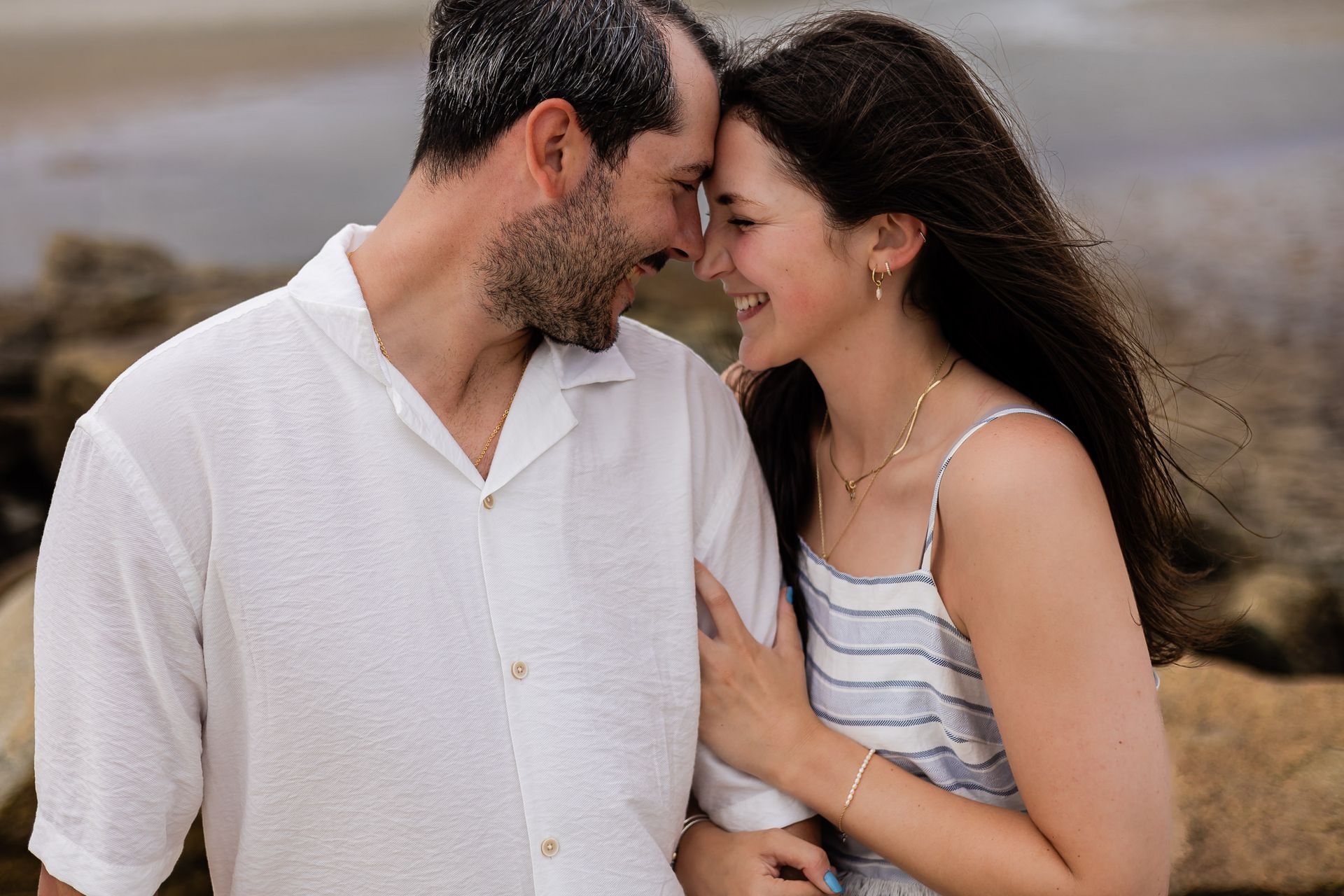 Cloudy Skies, Bright Future: Lauren & Max’s Heartfelt Proposal at Crosby Landing Beach - 2 - 0