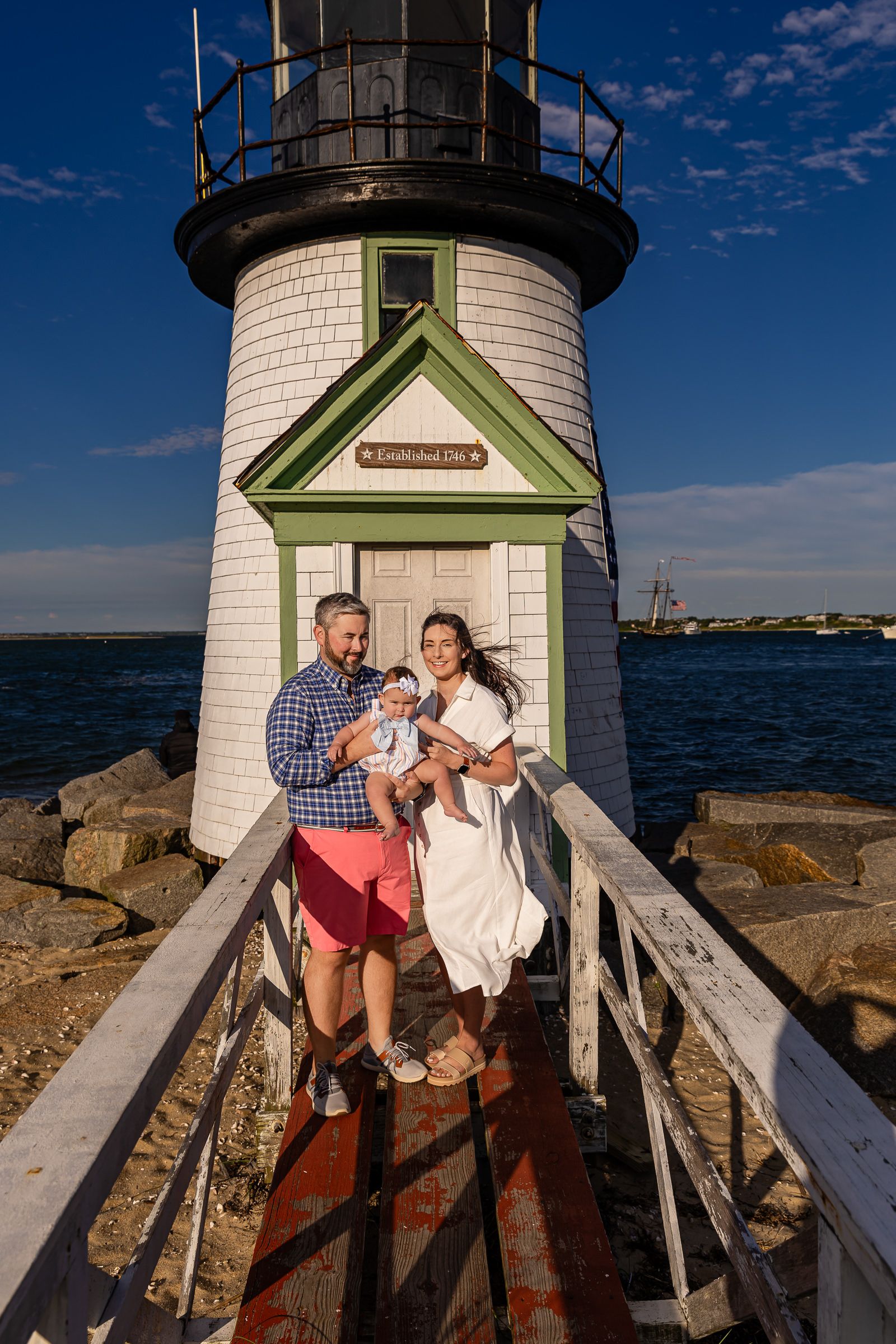 New Beginnings: The Nolans Family’s Joyful Session at Brant Point Lighthouse - 2 - 1