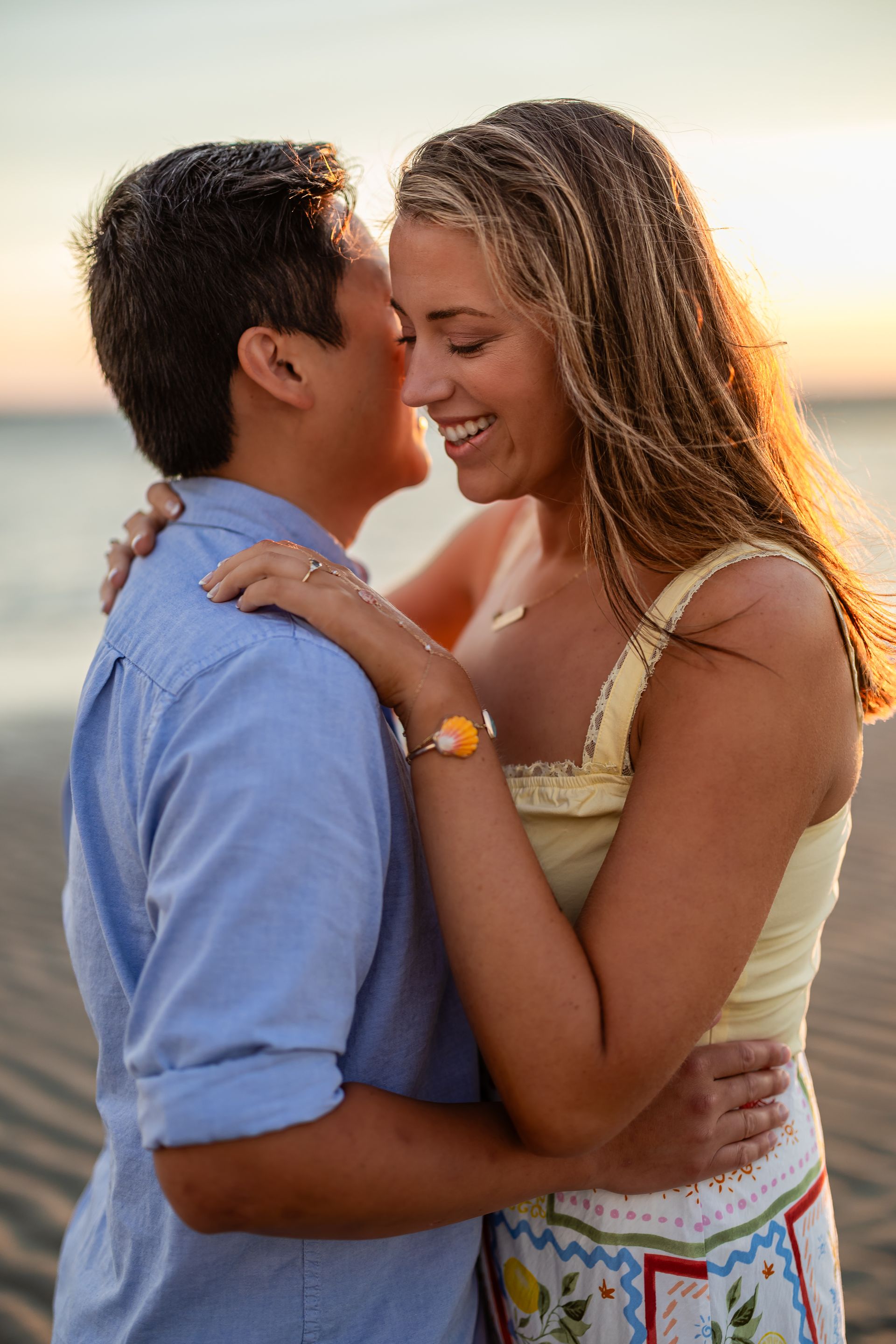 Steven & Waverly’s Surprise Proposal at Sunset – Mayflower Beach, Cape Cod - 2 - 3
