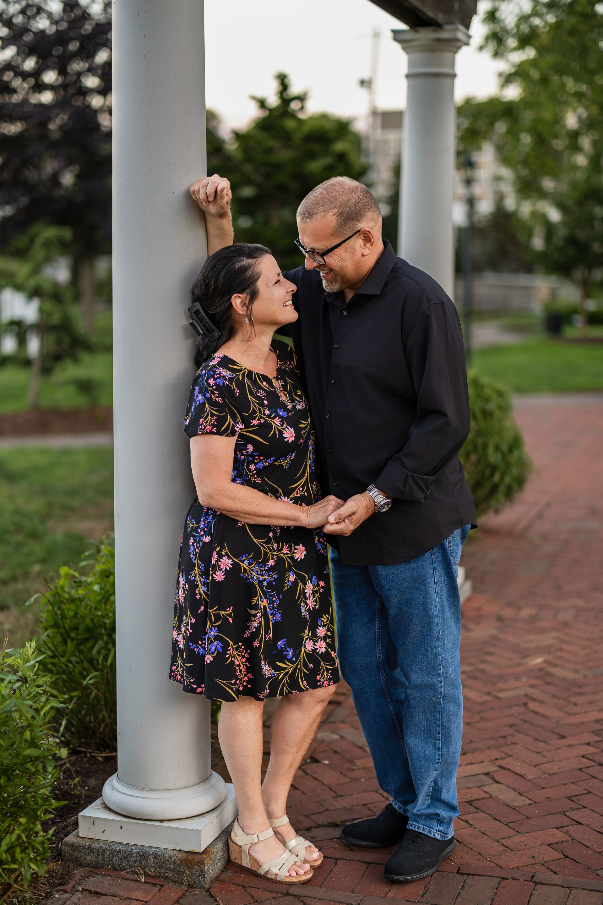 Stacy & Bob – Engagement Session at Brewster Gardens, Plymouth, Massachusetts - 2 - 1