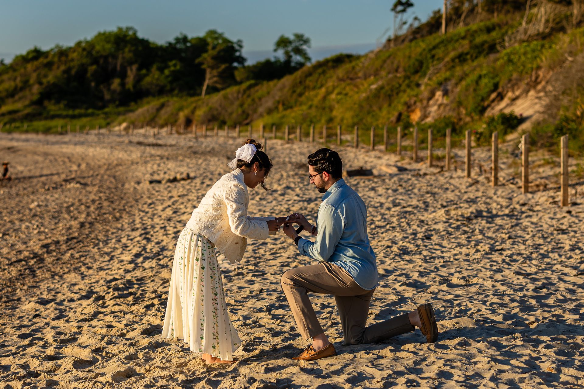 Garima & Amit – A Surprise Proposal at The Knob, Falmouth, Cape Cod - 2 - 1