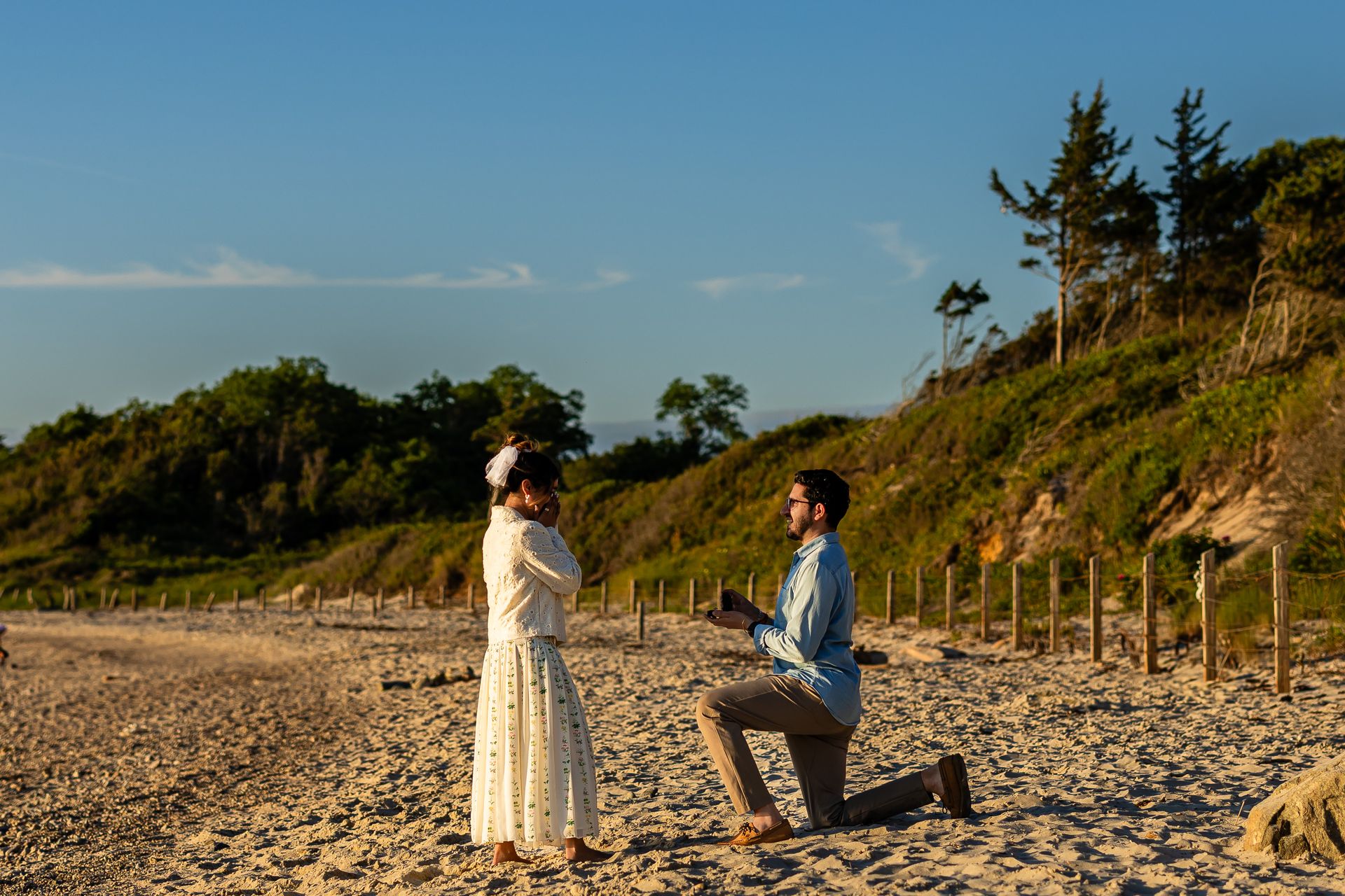 Garima & Amit – A Surprise Proposal at The Knob, Falmouth, Cape Cod - 2 - 3