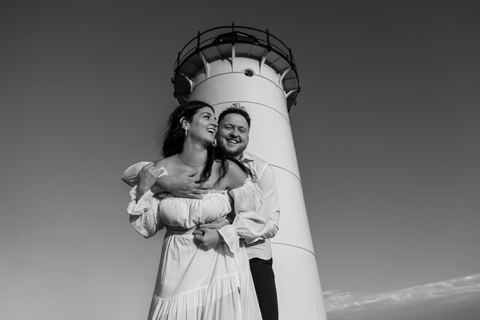 Michelle & James | Romantic Sunset Engagement at Nobska Light, Falmouth MA - 2 - 0