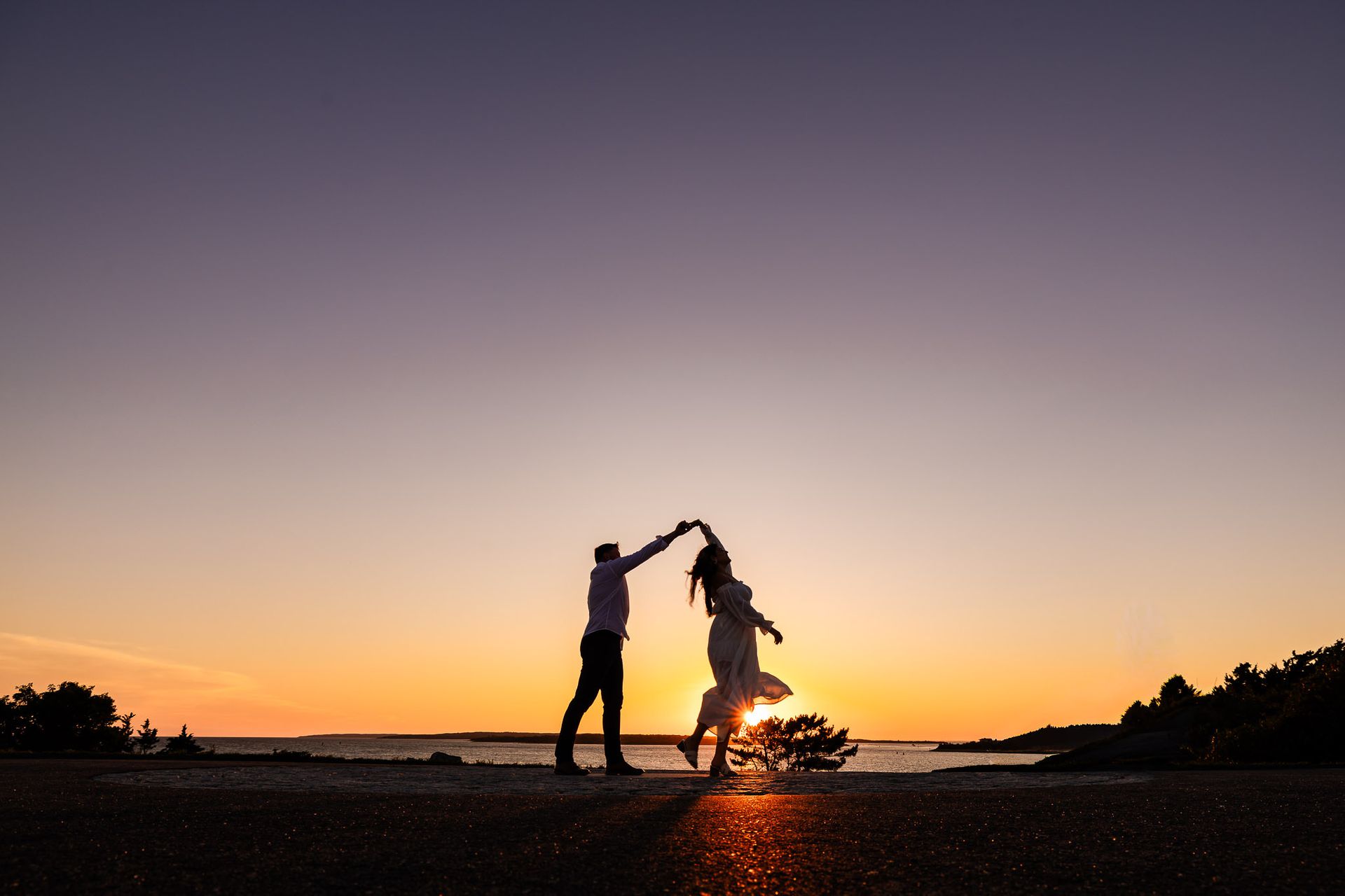 Michelle & James | Romantic Sunset Engagement at Nobska Light, Falmouth MA - 2 - 2