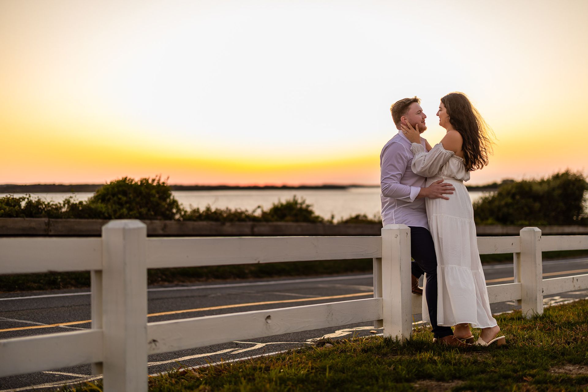 Michelle & James | Romantic Sunset Engagement at Nobska Light, Falmouth MA - 2 - 1