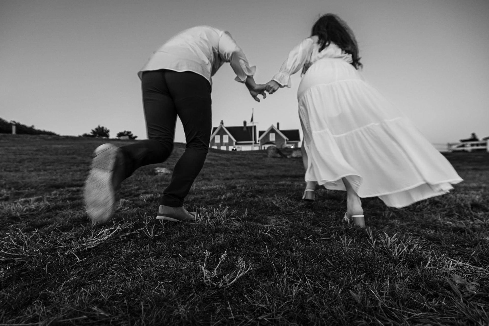 Michelle & James | Romantic Sunset Engagement at Nobska Light, Falmouth MA - 2 - 2