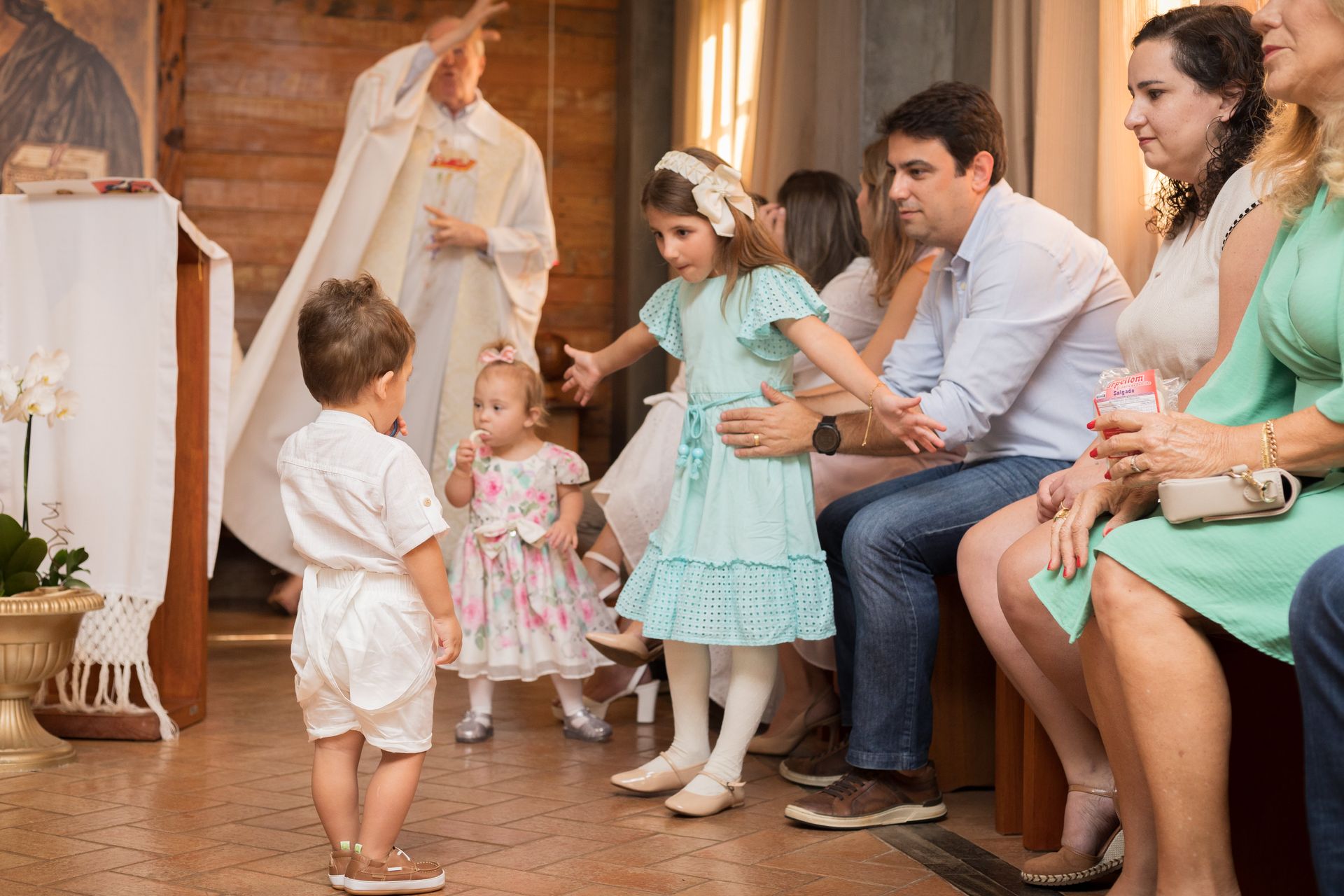 Batizado do Antônio - Mosteiro de Itaici - 2 - 11