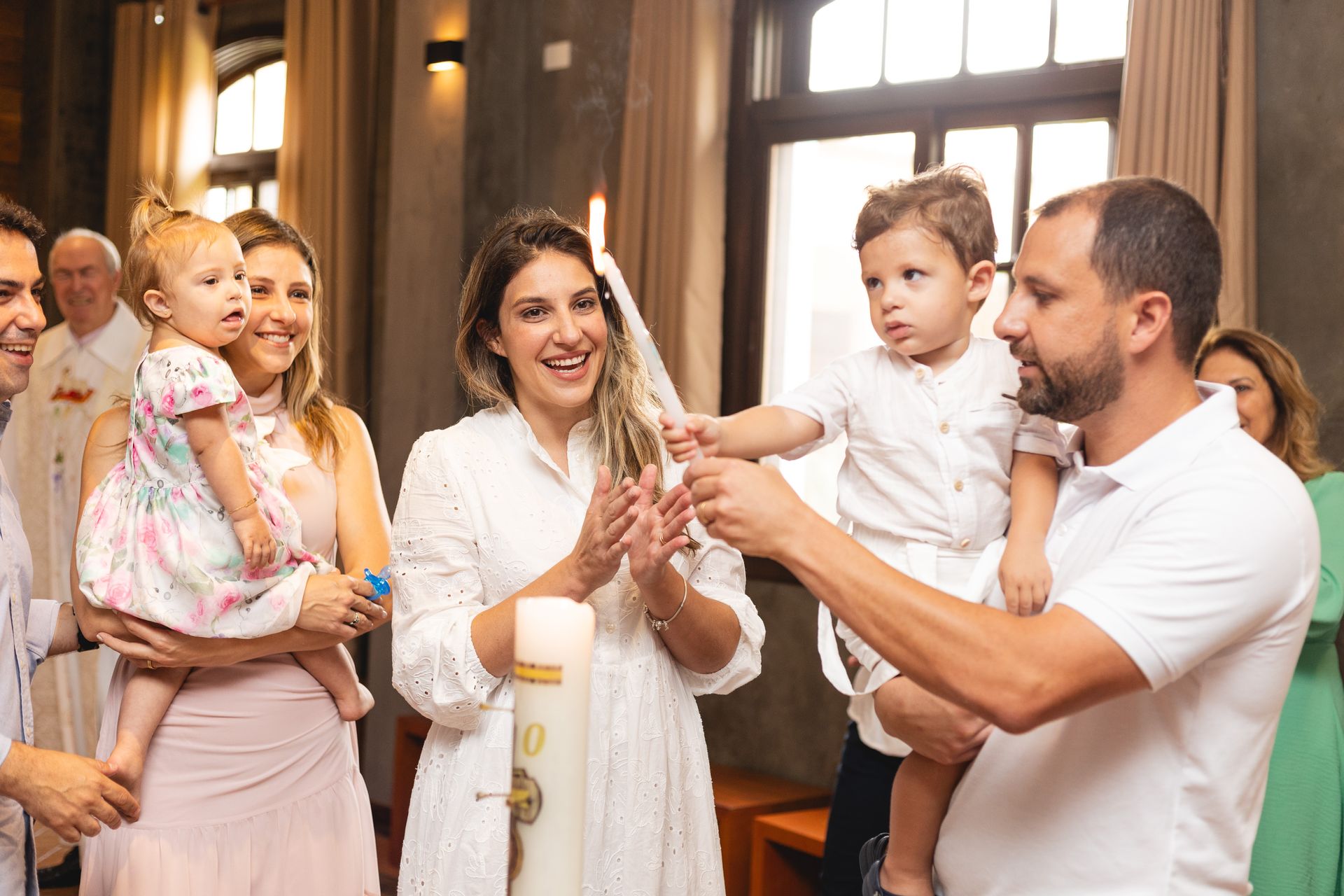 Batizado do Antônio - Mosteiro de Itaici - 2 - 26