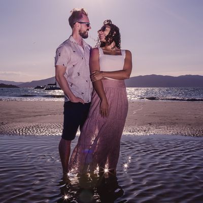 Ensaio Juliano & Ânela - Praia de Canajurê - Florianópolis/SC - 2 - 3