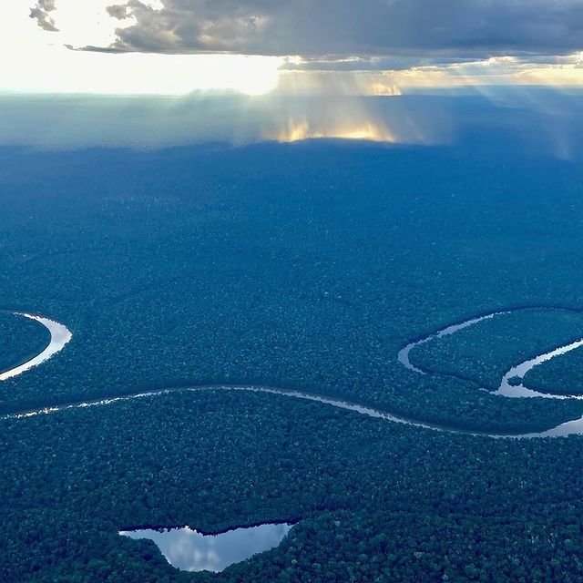 Moments like this one make me want to continue exploring the magic of NATURE on our beloved planet. Pure MAGIC, a sunset reflecting of some tropical rain along MUCUIM RIVER, Amazon, Brazil - 1