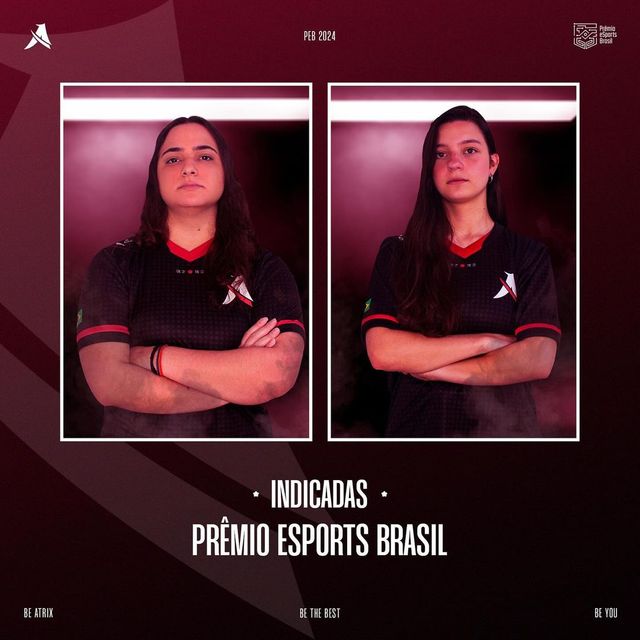 Duas atletas da Atrix são indicadas ao Prêmio Esports Brasil 2024 /duas-atletas-da-atrix-sao-indicadas-ao-premio-esports-brasil-2024