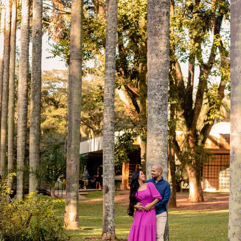 Ensaio Pré-Casamento no Jardim Botânico - SP - 2 - 1