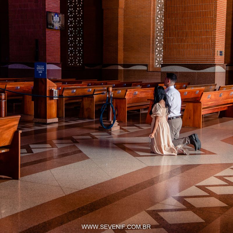 Ensaio Pré-Wedding no Santuário Nacional de Aparecida - Tayná e André - 2 - 0