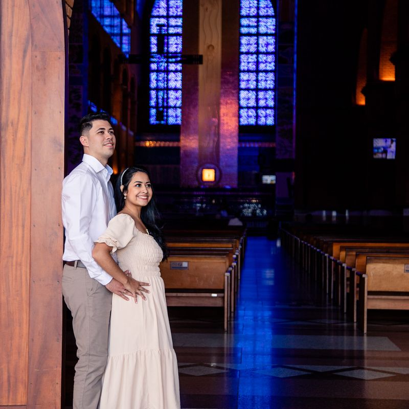 Ensaio Pré-Wedding no Santuário Nacional de Aparecida - Tayná e André - 2 - 1