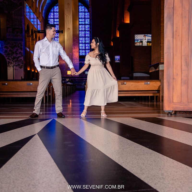 Ensaio Pré-Wedding no Santuário Nacional de Aparecida - Tayná e André - 2 - 2