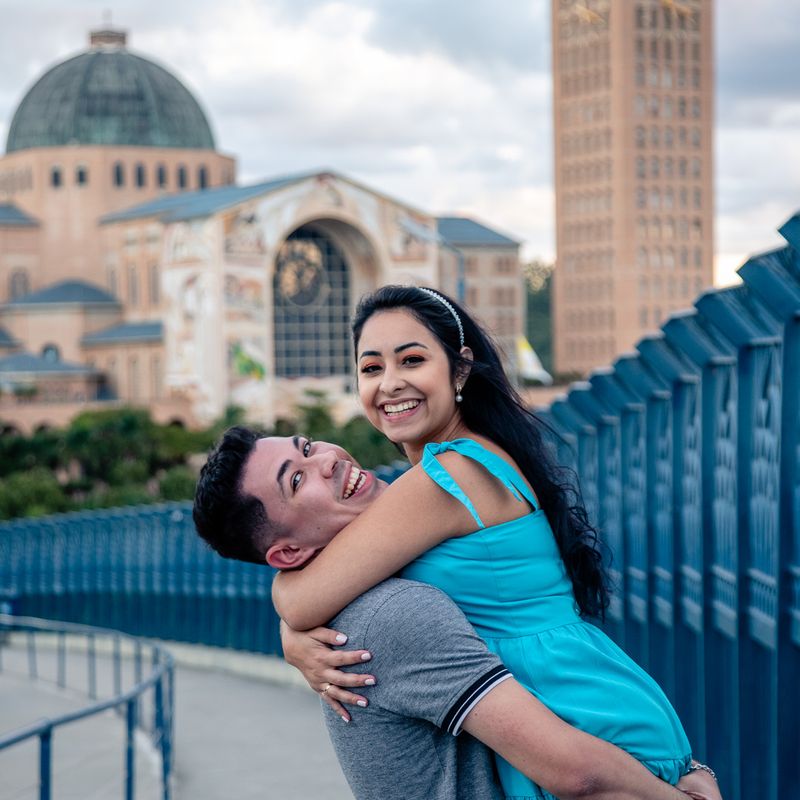 Ensaio Pré-Wedding no Santuário Nacional de Aparecida - Tayná e André - 2 - 1
