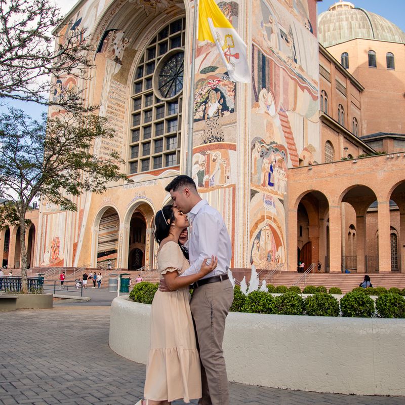 Ensaio Pré-Wedding no Santuário Nacional de Aparecida - Tayná e André - 2 - 0