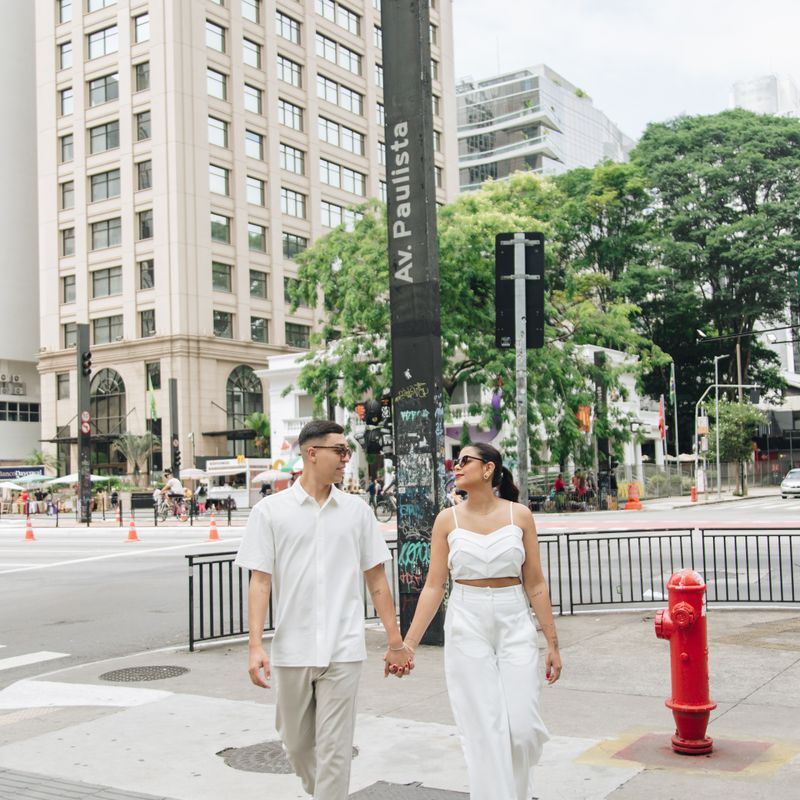 O Ensaio Pré-wedding de Thiffany e Igor na Avenida Paulista - 2 - 1