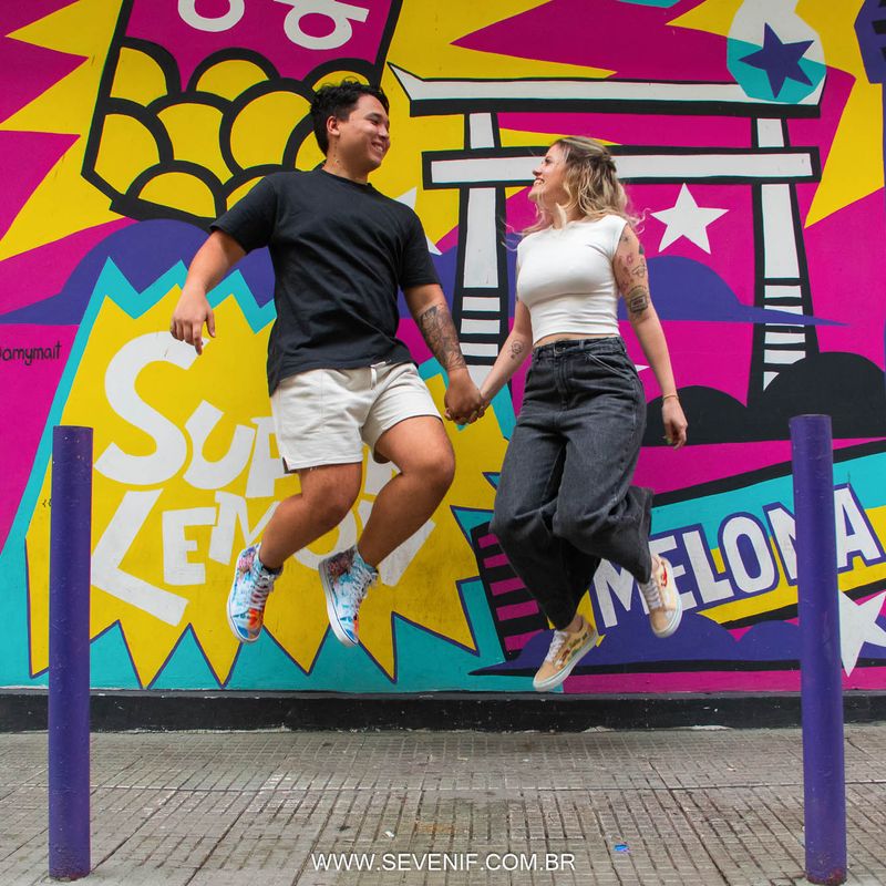 Ensaio Pré-Wedding em São Paulo: Julia e Yugo no Bairro da Liberdade - 2 - 0