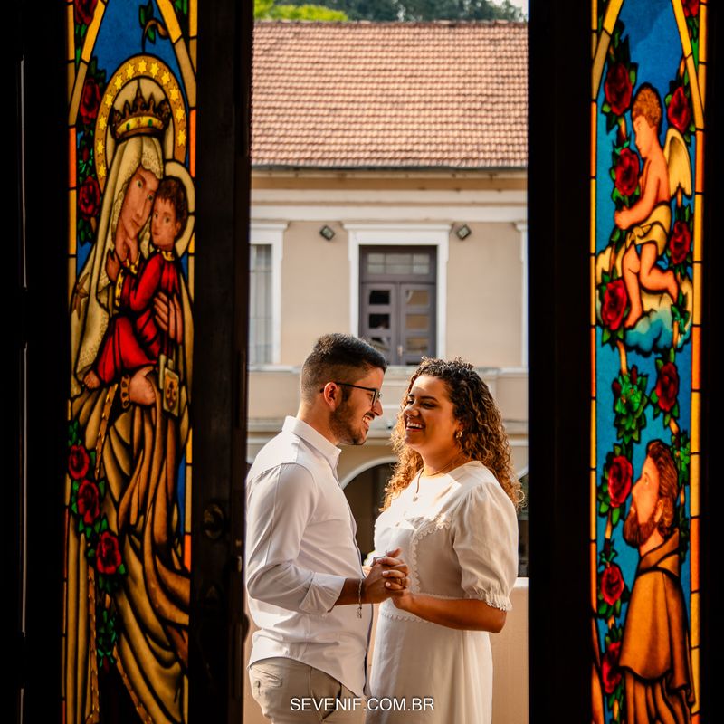 Ensaio Pré-Wedding de Andreza e Matheus no Centro Teresiano de São Roque - 2 - 1
