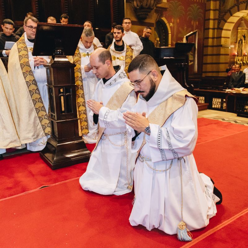 Ordenação Presbiteral dos Monges Beneditinos no Mosteiro de São Bento de São Paulo - 2 - 1