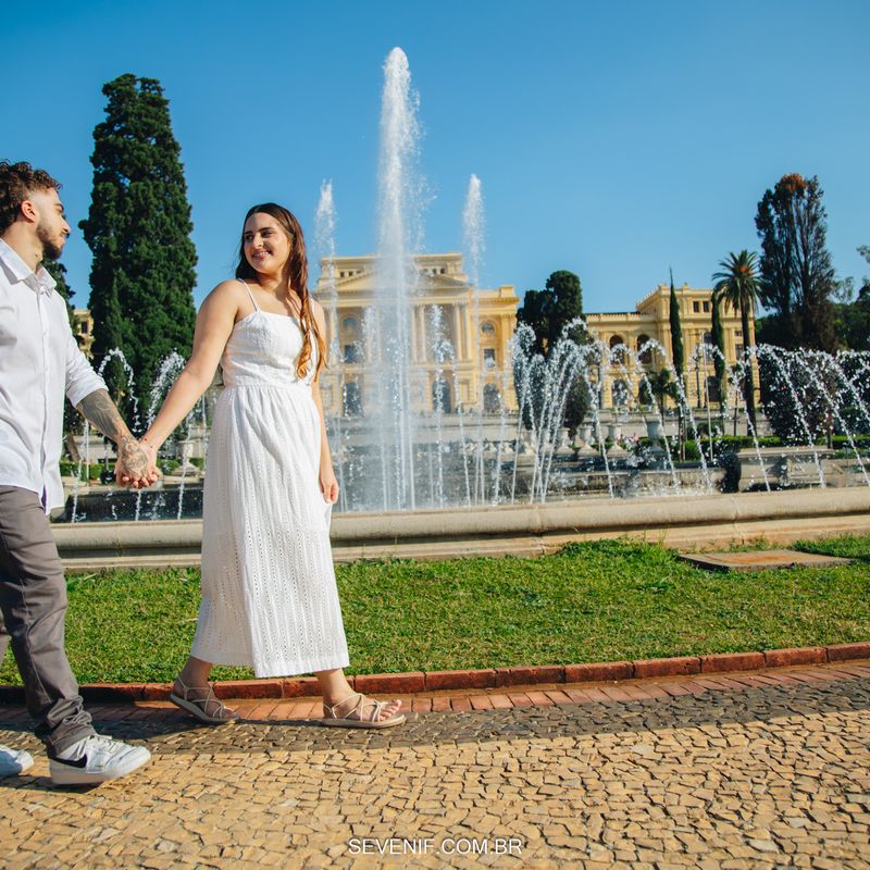 Ensaio Fotográfico Pré-Wedding Laysla & Deivid - Museu do Ipiranga - 2 - 1