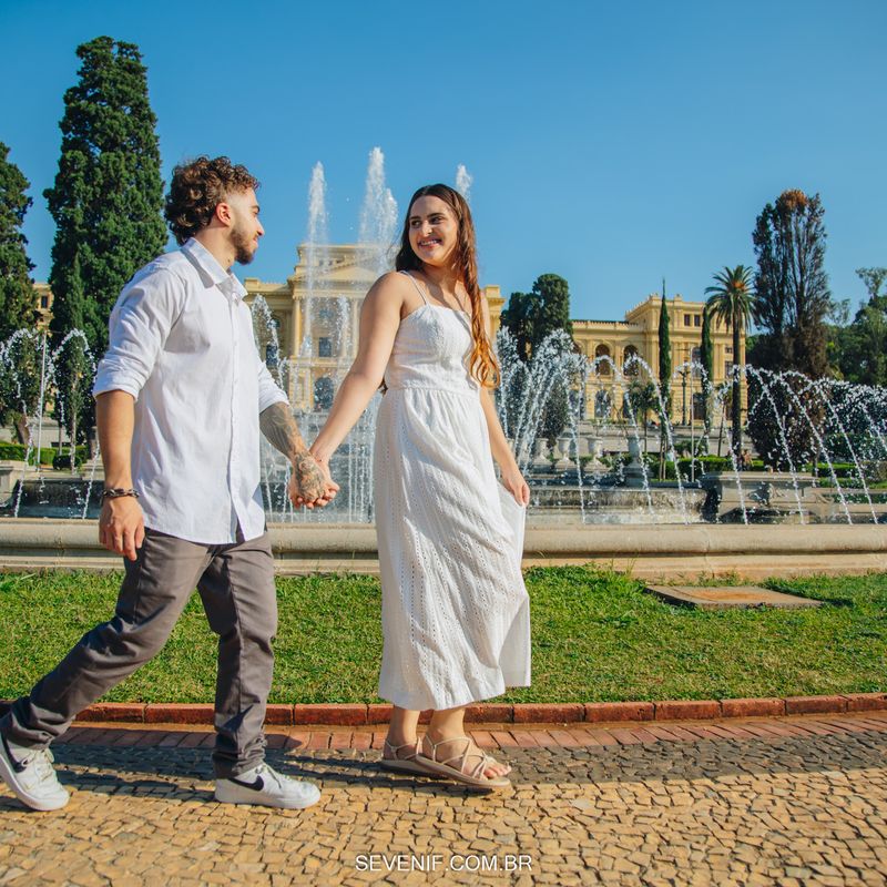 Ensaio Fotográfico Pré-Wedding Laysla & Deivid - Museu do Ipiranga - 2 - 2
