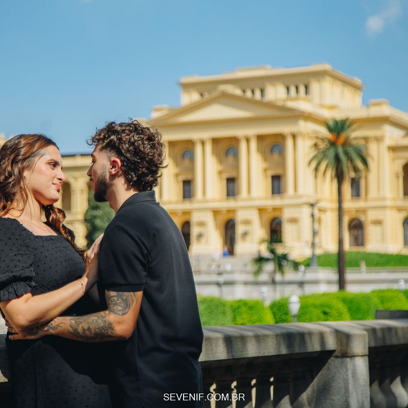 Ensaio Fotográfico Pré-Wedding Laysla & Deivid - Museu do Ipiranga - 2 - 1
